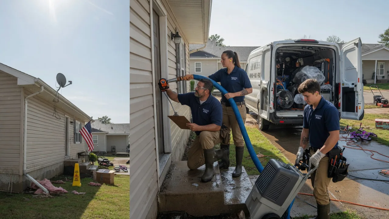 Ceiling Water Damage Restoration in Drayden, MD near me